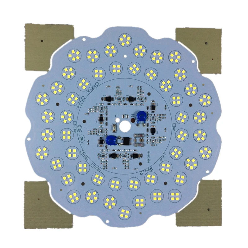 

KINLAMS 2pcs LED UFO High Bay Light AC220V 100W Module SMD2835 Light Beads Smart IC For LED Ceiling Mining Lamp Industrial Light