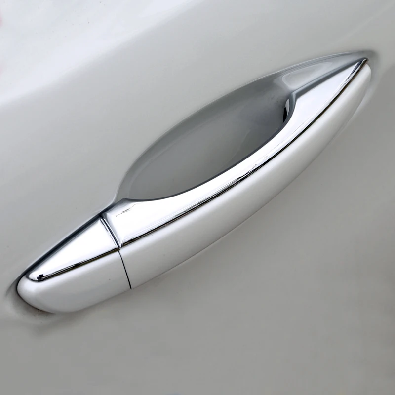 Для peugeot 3008 5008 GT ABS Хромированная наружная дверная ручка декоративная полоса накладка 8 шт. аксессуары для стайлинга автомобилей