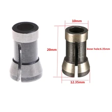 1 шт. высокое зажимное приспособление для точного измерения Чак набор 6,35 мм гравировальный станок для обрезки электрический маршрутизатор для машинного производства 12,35 мм