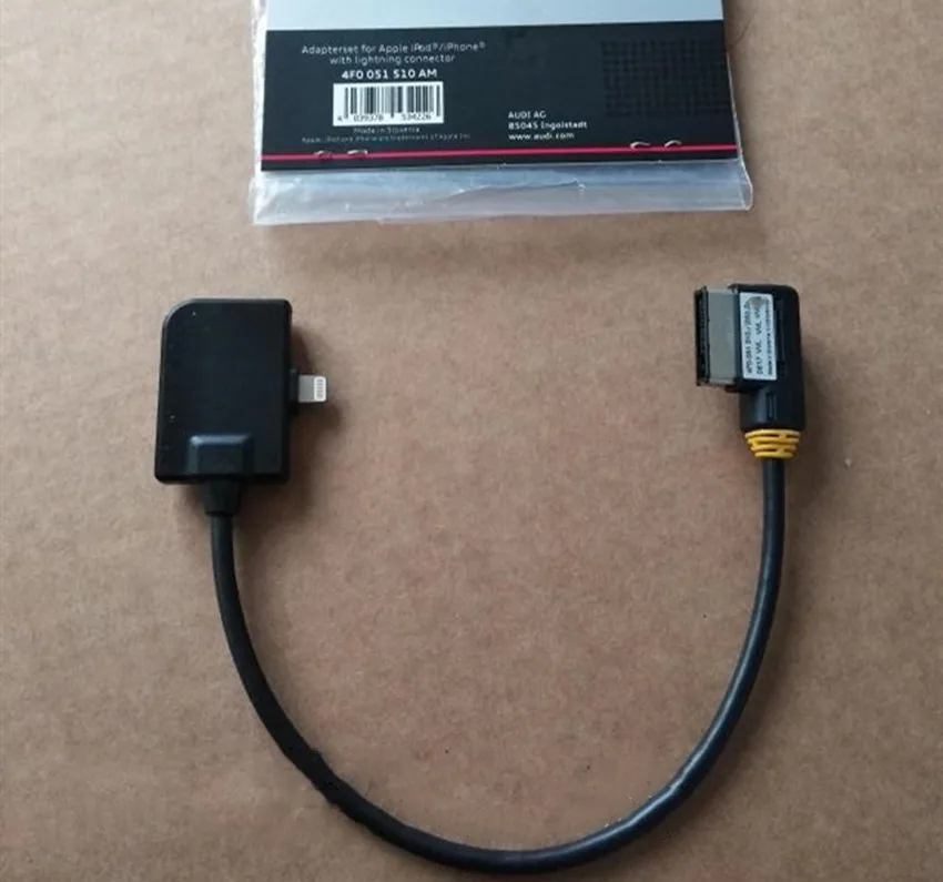 Адаптер кабель для Apple 5 6 7 8 APPLE ipod iphone с осветительным разъемом Для AMI Audi A4 A5 A6 A7 A8 Q3 Q5 Q7 VW PASSAT GOLF