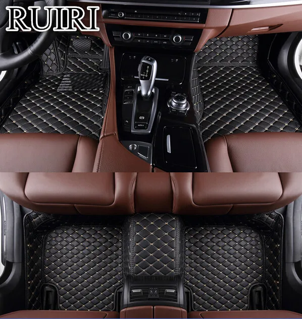 Best quality rugs! Custom special car floor mats for BMW X1 F48 2019-2016 waterproof durable carpets for X1 2019,Free shipping 1