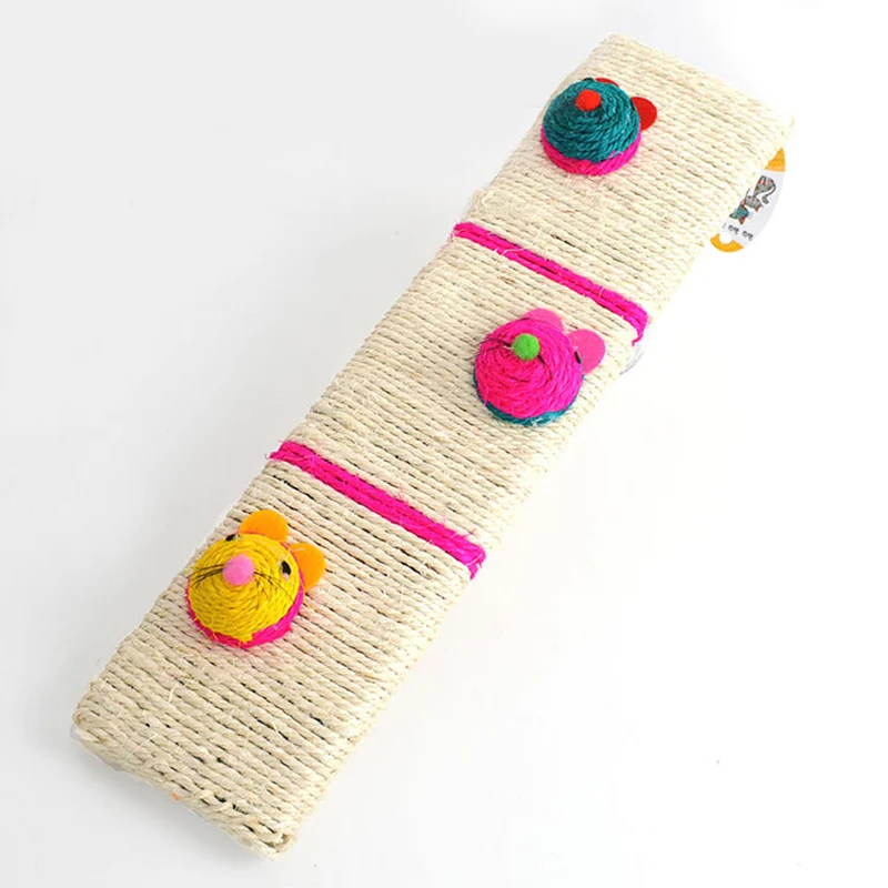 

Cat Kitten Toy Scratch Board Pad Soft Bed Mat Claws Care Toys Sisal Scratcher Mimi Training Toy Interactive Cat Supplies
