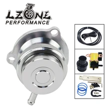 Lzone RACING TURBO свалка Клапан BOV предохранительный клапан комплект для Audi VW 2.0 т FSI TSI Двигатели для мотоциклов с тисненый логотип JR5762