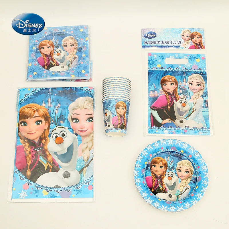 

Good Tableware Set Total 57 pcs Cup+gift bag+Tablecover+Napkin+plate Children Birthday Party Decorations Supplies