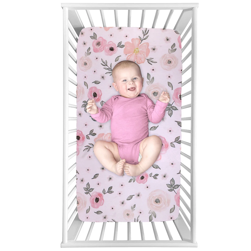 Summer Newborn Baby Bed Crib Sheet Mattress Cover 100% Cotton Crib Fitted Sheet Soft Baby Bed Mattress Cover Protector Cartoon Summer Newborn Baby Bed Crib Sheet Mattress Cover 100% Cotton Crib Fitted Sheet Soft Baby Bed Mattress Cover Protector Cartoon