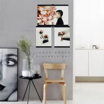 

3D DIY White Black Picture Photo Frame Creative Puzzle Wall Desktop Decor For Home Office Shops Photo Frame Set Suction Cube