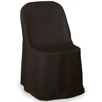 

Marious Factory Price!!! 25pcs Premium Folding Poly Chair Covers For Wedding Party Decorations Metal Plastic Free shipping