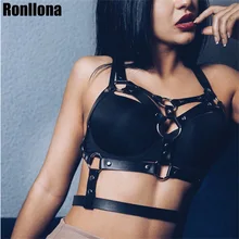 Ремень для грудной бондаж в стиле панк, готика, подвязки, кожаные ремни, пояс для грудной бондаж