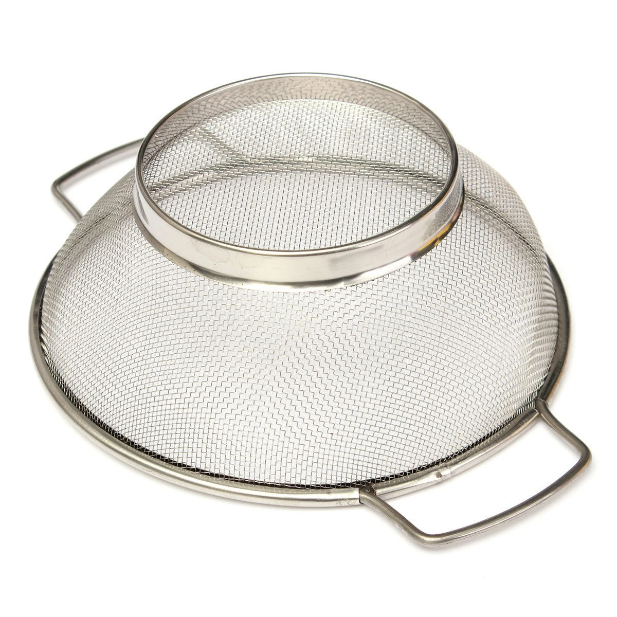 

AIMA Stainless Steel Fine Mesh Strainer Bowl Drainer Vegetable Sieve Colander Sifter