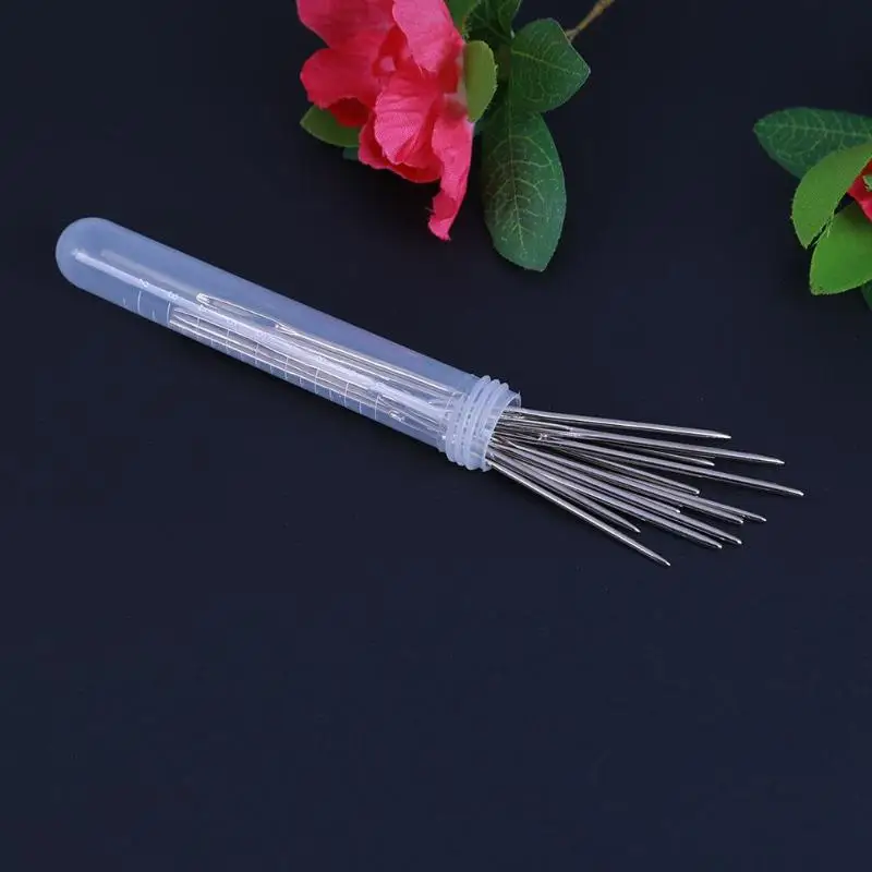 18pcs 53cm 6cm 7cm big eyes sewing needle stereo embroidery cross 18pcs 53cm 6cm 7cm big eyes sewing needle stereo embroidery cross