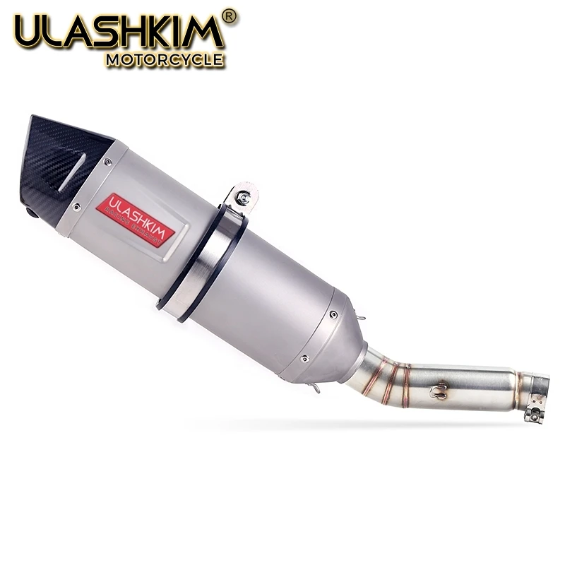 

Motorcycle Exhaust Muffler Pipe Link middle Pipe Slip On For HONDA CBR400 CB500R CBR500R 2013-2015 CB400X CB500X 2013-2016