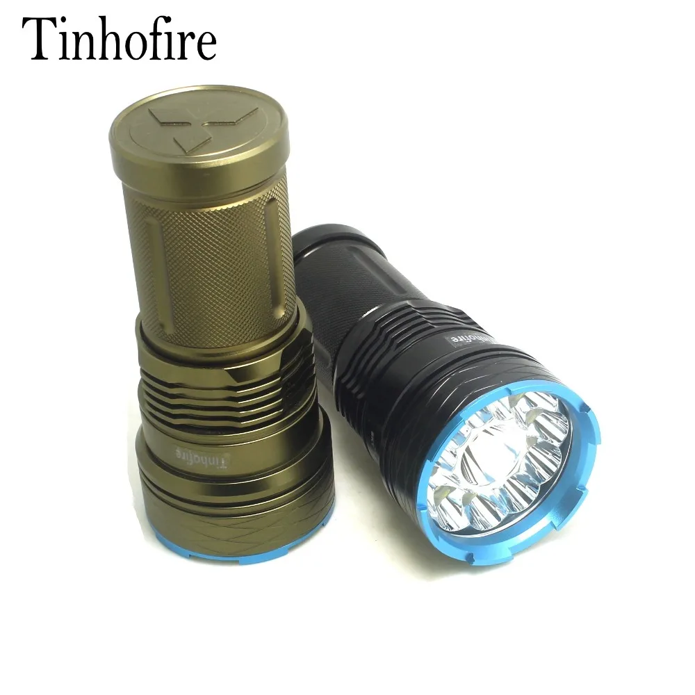 Tinhofire 20000 lumens 12T6 LED flashlamp 12xCREE XM L T6 Tactical Portable Led Flashlight Hunting Lamp
