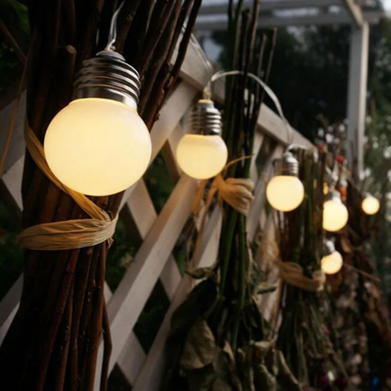 

Solar Lamp LED String Lights Waterproof Fairy Garland For Outdoor Garden Xmas Wedding White Solar Light For Garden Decoration