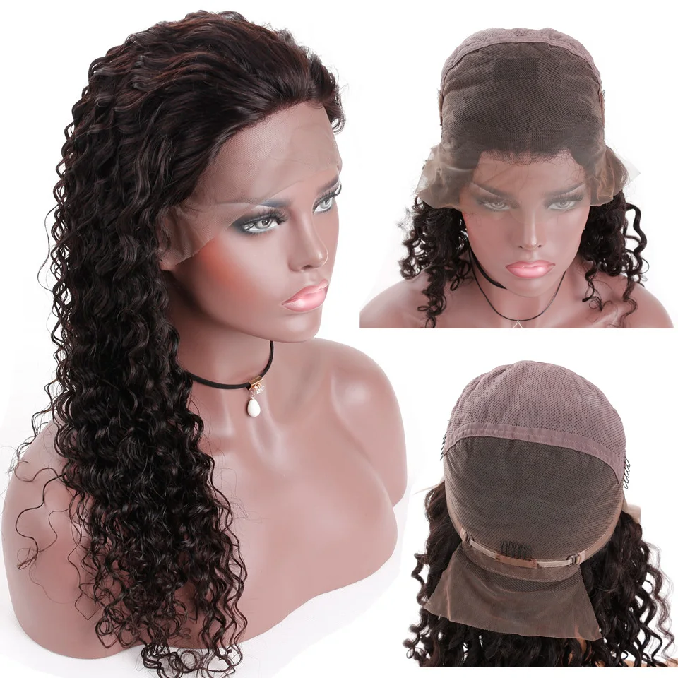deep wave full lace wigs