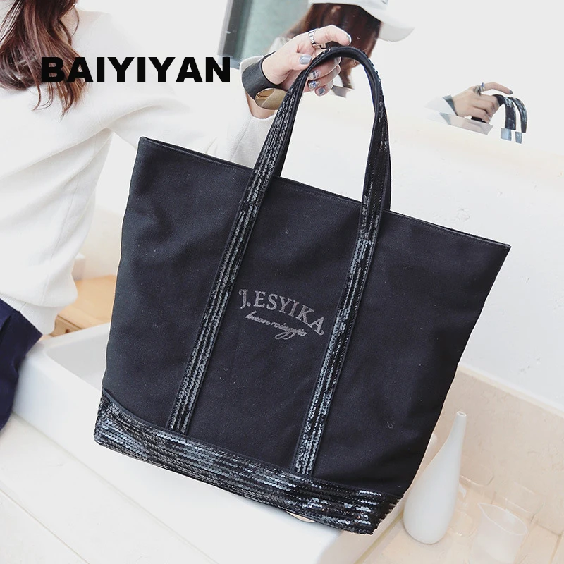 2016 Autumn New Korean Version Of Casual Women s Singles Shoulder Bag Big Bag Canvas Bag