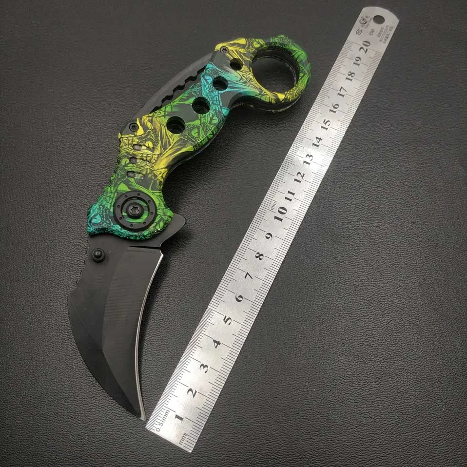 Swayboo karambit нож 440C из нержавеющей стали Складные лезвия ножи 5 цветов ручка охотничий нож открытый инструмент для выживания кемпинга