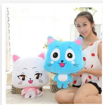 28cm/11" New Fairy Tail Cosplay Happy Cat Soft Plush Kid Toy Birthday Gift 