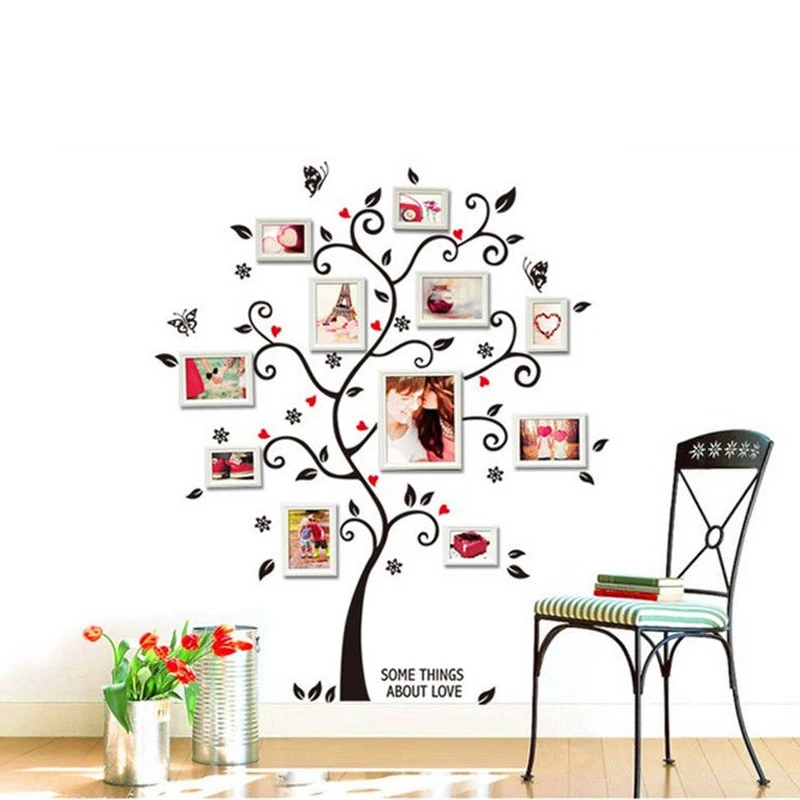 JX-LCLYL  Removeble Photo Tree Family Kid Wall Art Stickers Vinyl Decal Wall Home Decor