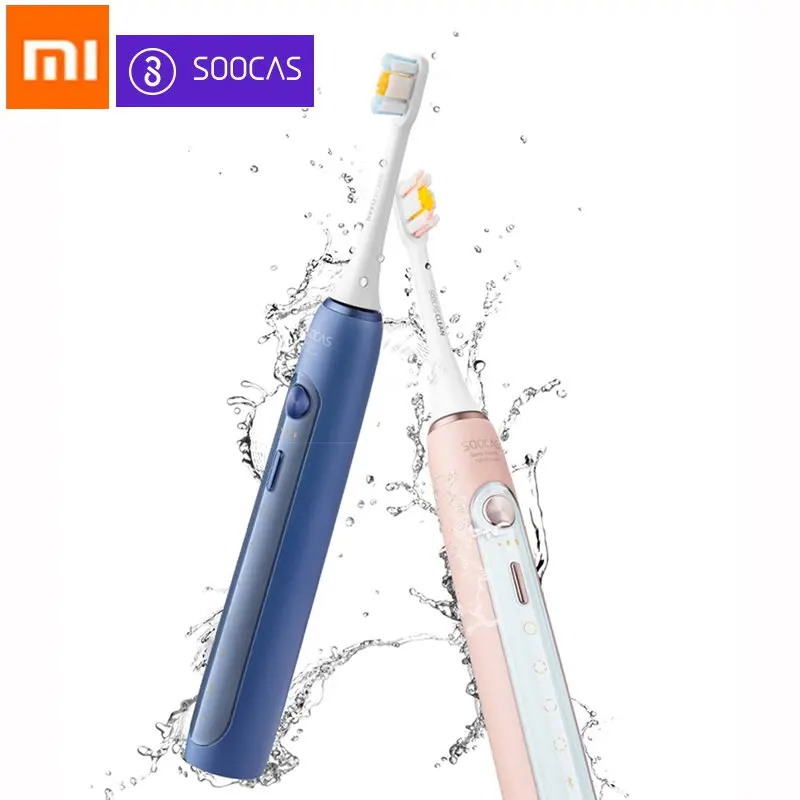 

XIAOMI SOOCAS X5 Smart Upgrade Whitening Electric Toothbrush Ultrasonic Vibration 12 Brushing Mode Oral Teeth Hygiene Wireless