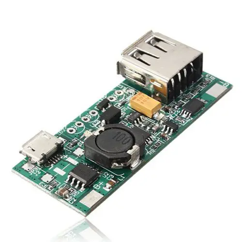 

Top Deals 3.7V Li-ion Battery Mini USB to USB A Power Apply Module 5V 1A Charge Module