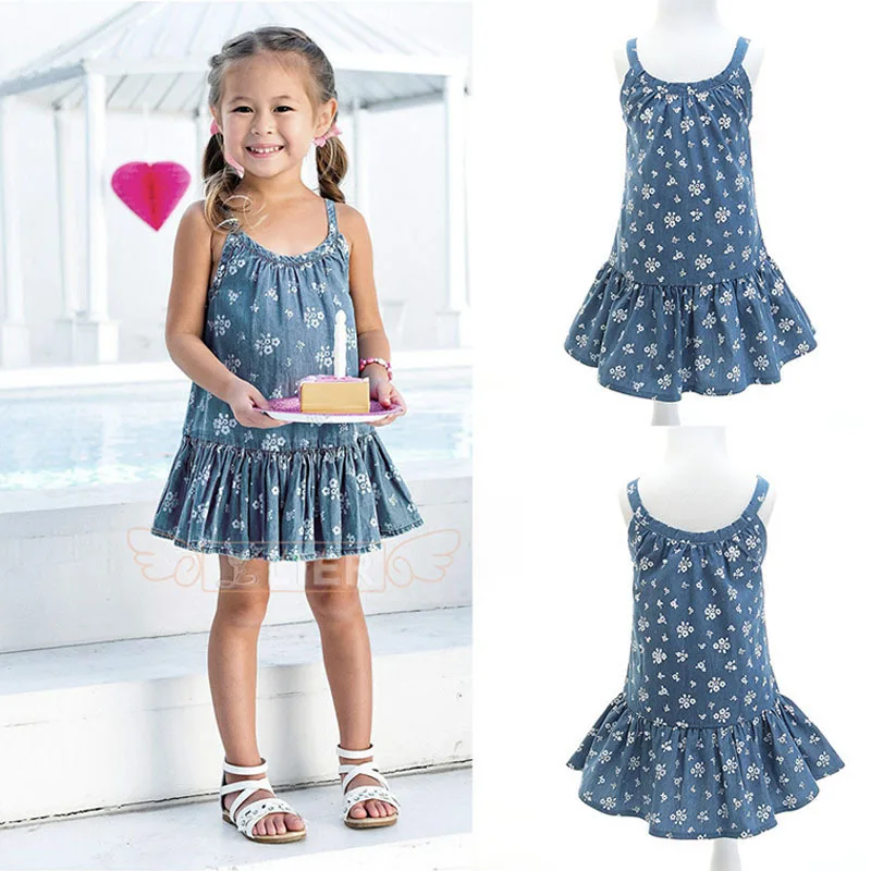 jean dresses for kids