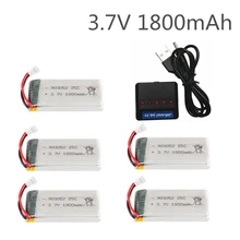 Обновление Батарея 3,7 v 1800mAh литий-полимерный Батарея для KY601S SYMA X5 X5S X5C X5SC X5SH X5SW X5UW X5HW M18 H5P HQ898 H11D H11C Drone