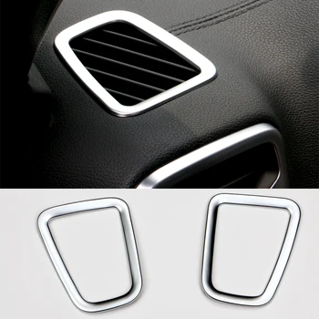 

2 Pcs ABS Chrome Car Air Vent Circle Trim Air Conditioner Protection Sticker for Kia Sportage 4 QL 2016 2017 2018 2019