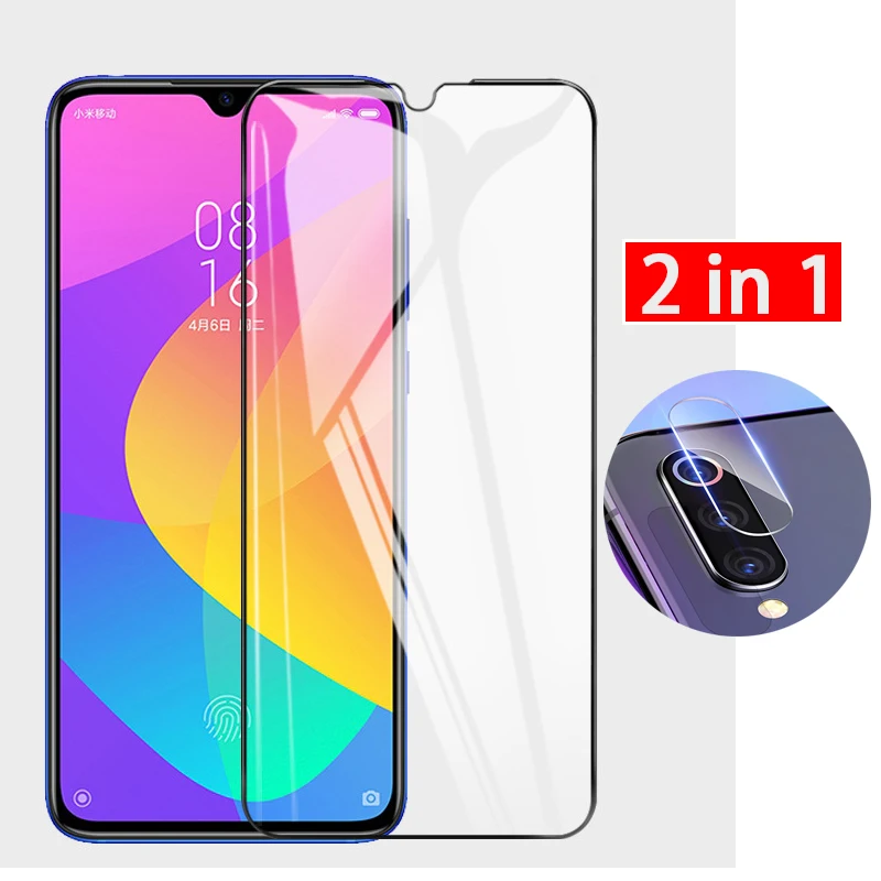 

2 in 1 full screen Camera Lens protector on the for Xiaomi Mi 9 Se Mi9 Se mi9se xiomi 9se protective films safety tempered glass
