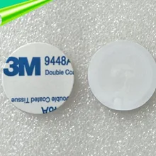 100 шт. микросхемой чипом микропроцессорные карты Стикеры 13,56 МГц ISO14443A S50 NFC Стикеры универсальные этикетки RFID тег M1 металлоидные Стикеры