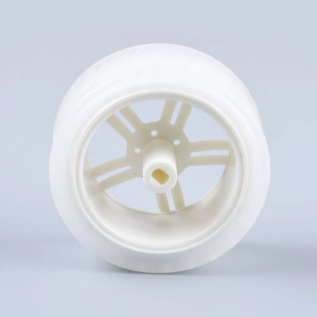 DIY Rubber Plastic Motor Wheel Tyre Tire For Smart Robot Car wheels