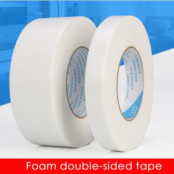 

White sponge rubber foam rubber foam tape - double sided tape 1-20CM wide *5 m *2MM thick.