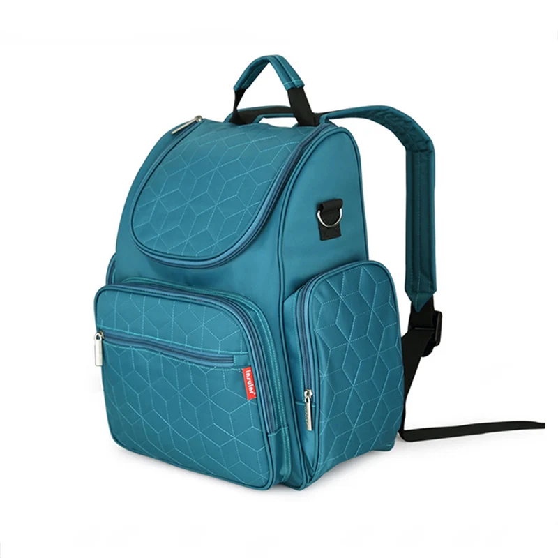 4 PcsSet Baby Diaper Bag Waterproof Mummy Travel Baby Care Nappy Bags Multifunction Toddler Bottle Insulation Backpack BB6032 (12)