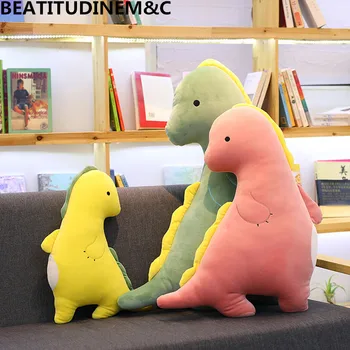 

Cute Dinosaur Pillow Plush Toys Animals Filled Toy Sofa Pillow Cushion Car Decoration Pillow Home Decoration Gift