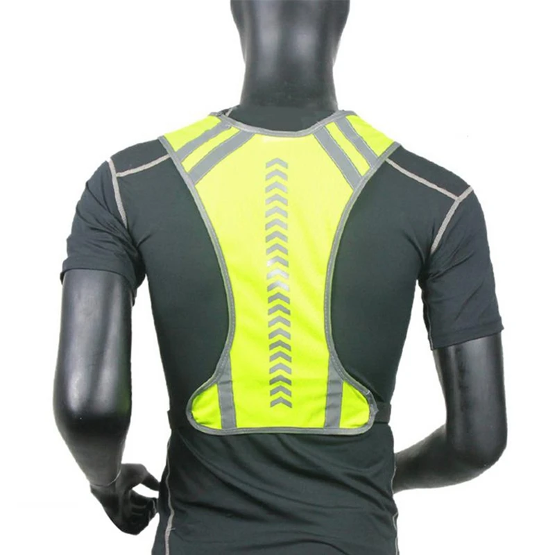 Защитный жилет для тела, безопасное защитное устройство, средства дорожного движения для бега велокросса занятия спортом, одежда, жилет, светоотражающая одежда для автомобиля