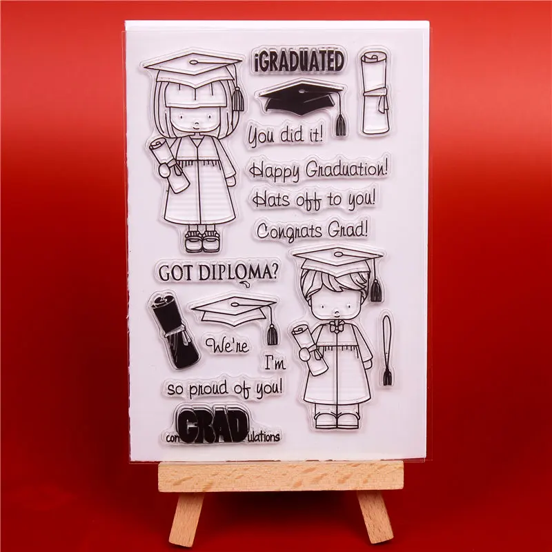 

Transparent Rubber Silicone Clear Stamps for Tampons Seal Background Collage Stamp Holiday card Card Making Diy