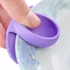Manopla de silicona antideslizante resistente al calor para horno microondas, Protector de dedos aislado, herramientas de cocina, accesorios ► Foto 1/6