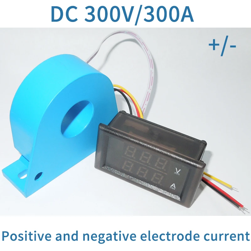 Dc Multifunction Voltmeter Meter Dc300/300a Volt Amp Tester Voltmeter