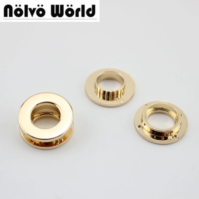 50pcs 5colors 20.5X10.7mm grommet Copper gold eyelet,round push