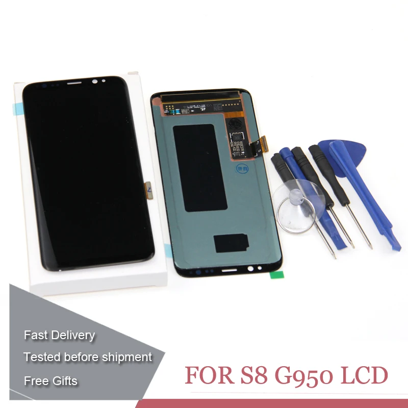 

For Samsung Galaxy S8 G950F G950A lcd display with touch screen Digitizer for samsung s8 replacement screen