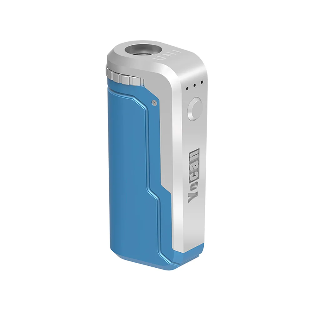 Yocan UNI Box Mod встроенный аккумулятор 650 мАч с регулируемой высотой, соответствующие всем стилям атомайзеров 10s функция предварительного нагрева - Цвет: Синий