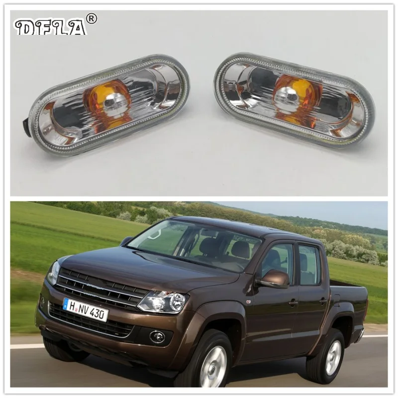 2 шт. для VW Amarok 2012 2013 автомобильный Стайлинг боковой маркер указатель поворота лампа повторитель