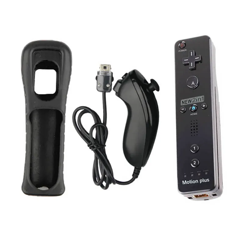 

Built-in Motion Plus Wireless Gamepad Remote Controller For Nintend Wii Nunchuck For Nintend Wii Remote Controle Joystick Joypad