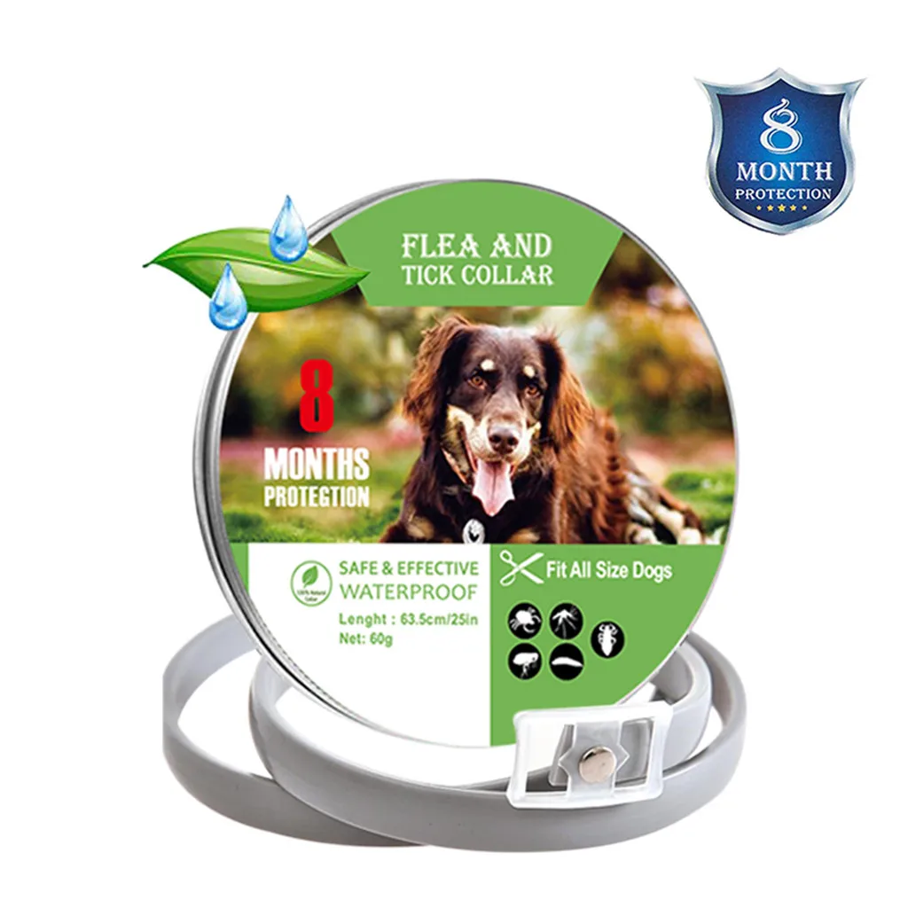 

Removes Flea And Tick Collar Pet Dogs Cats Up To 8 Month Flea Tick Collar Anti-mosquito and moth collar high quality new 611