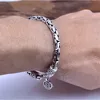 GAGAFEEL Genuine 100% Real Pure 925 Sterling Silver Men bracelets Dragon Head Vintage Thai Silver Men jewelry Fine jewelries ► Photo 1/6