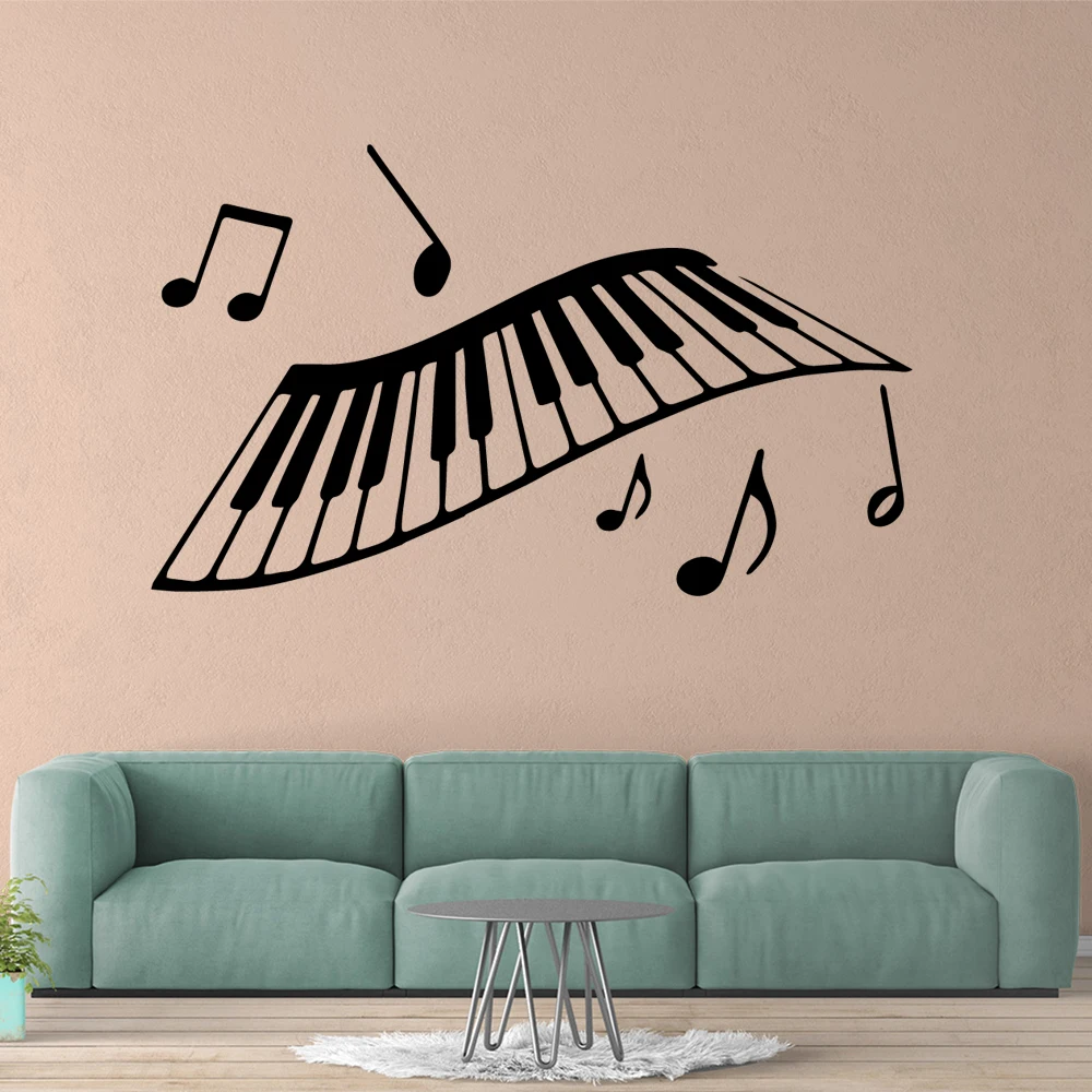 

European-Style music Vinyl Kitchen Wall Stickers Wallpaper For Home Decor Living Room Bedroom Removable Mural