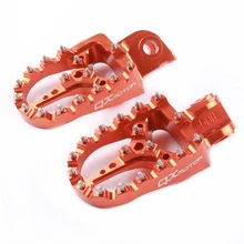 Мотоцикл с ЧПУ orange заготовки MX подножки опоры для ног педали подножки для SX SX-F отл EXC-F