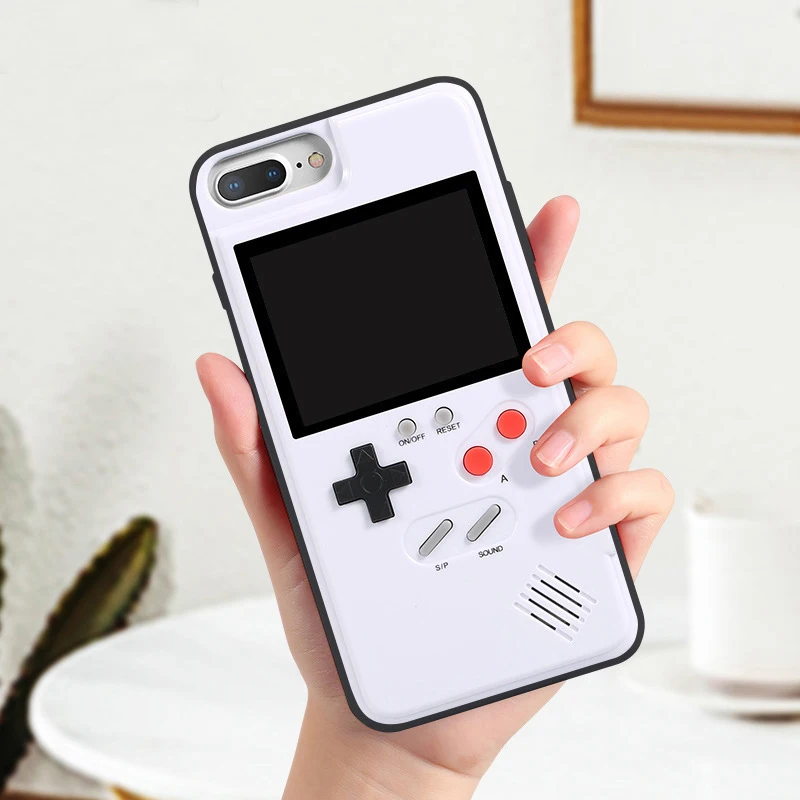 

Full Color Display Game Phone Case For iPhone 6 6S 7 8 Plus X 10 Classic Retro Game Case Cover For iPhone X Xs Max Xr Funda Capa