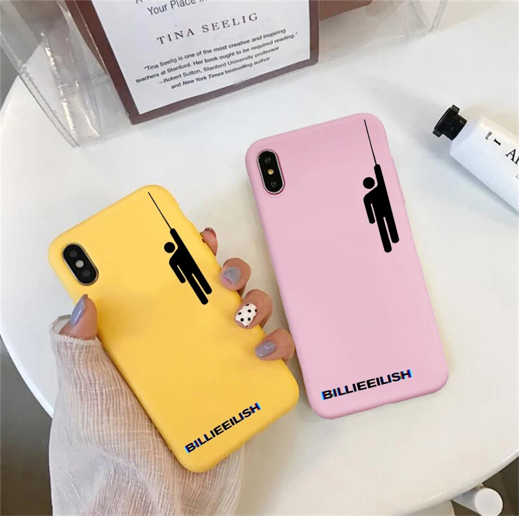 

Billie eilish rainbow blohsh Ocean Eyes Soft TPU Silicone bad guy Phone Case For huawei p30 pro p30 lite p20 10 lite honor 9 8X