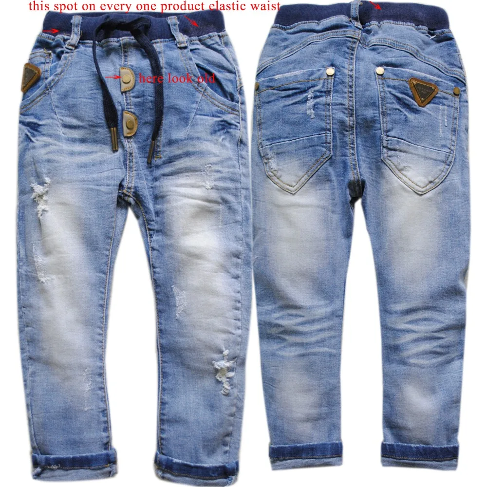 6030 denim pants boys jeans spring autumn light Blue children's