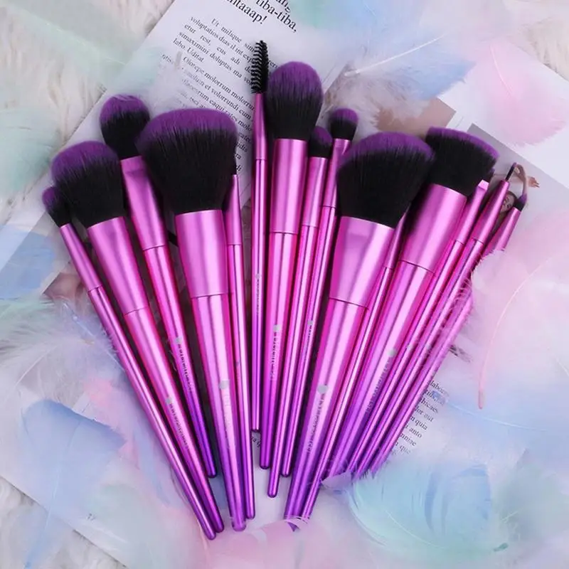

15PCS Eyeshadow Brushes Makeup Foundation Powder Blush Eyebrow Brush Make Up Brush Set Cosmetic Tools